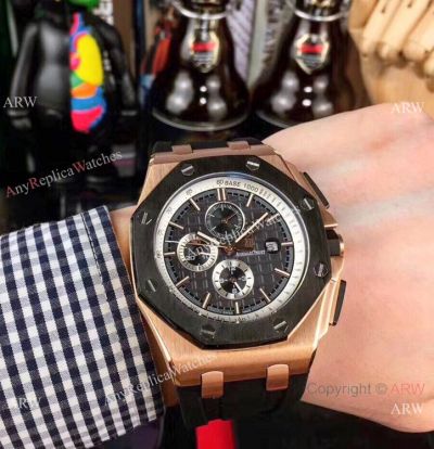 Clone Audemars Piguet Royal Oak offshore Automatic Watches Rose Gold